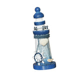 Maxbell Wooden Mediterranean Nautical Tropical Lighthouse Sailing Decor Ornament A