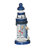 Maxbell Wooden Mediterranean Nautical Tropical Lighthouse Sailing Decor Ornament C