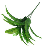 Maxbell Artificial Green Leaves Branch Fern Vines Leaves Potted Floral Decor  b