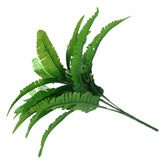 Maxbell Artificial Green Leaves Branch Fern Vines Leaves Potted Floral Decor  b