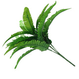 Maxbell Artificial Green Leaves Branch Fern Vines Leaves Potted Floral Decor  b