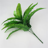 Maxbell Artificial Green Leaves Branch Fern Vines Leaves Potted Floral Decor  b