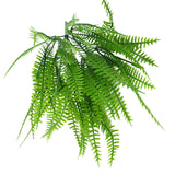 Maxbell Artificial Green Leaves Branch Fern Vines Leaves Potted Floral Decor  c