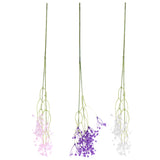 Maxbell Plastic Babysbreath Branch Flowers for Home Garden Wedding Decoration White