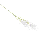 Maxbell Plastic Babysbreath Branch Flowers for Home Garden Wedding Decoration White