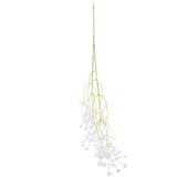 Maxbell Plastic Babysbreath Branch Flowers for Home Garden Wedding Decoration White