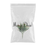 Maxbell Babysbreath Flowers Branch with Green Leaves Wedding Arrangement Decor Orange