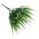 Maxbell Babysbreath Flowers Branch with Green Leaves Wedding Arrangement Decor Yellow