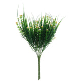 Maxbell Babysbreath Flowers Branch with Green Leaves Wedding Arrangement Decor Yellow