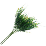 Maxbell Babysbreath Flowers Branch with Green Leaves Wedding Arrangement Decor Yellow