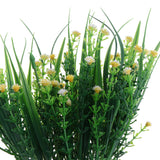 Maxbell Babysbreath Flowers Branch with Green Leaves Wedding Arrangement Decor Yellow