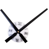 Maxbell Extra Large Creative DIY Wall Clock Home Decorative Sunburst Clock Silver