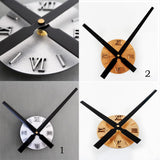 Maxbell Extra Large Creative DIY Wall Clock Home Decorative Sunburst Clock Silver