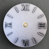 Maxbell Extra Large Creative DIY Wall Clock Home Decorative Sunburst Clock Silver