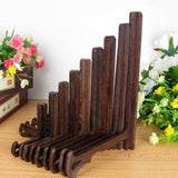 Maxbell Wood Dislay Stand Holder China Bowl Plate Display Easel Rack Holder 9inch