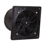 Maxbell 8inch Kitchen Toilet Exhaust Fan Window Air Ventilation Blower Booster Black