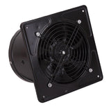 Maxbell 8inch Kitchen Toilet Exhaust Fan Window Air Ventilation Blower Booster Black