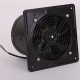 Maxbell 8inch Kitchen Toilet Exhaust Fan Window Air Ventilation Blower Booster Black