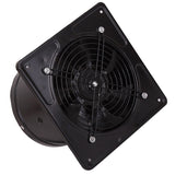 Maxbell 8inch Kitchen Toilet Exhaust Fan Window Air Ventilation Blower Booster Black