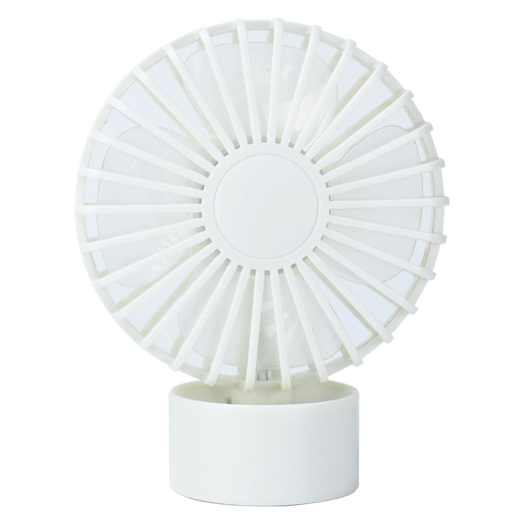Maxbell Portable USB Fan Ultra Quiet Desktop Laptop Office Mini Cooling Fan White