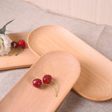 Maxbell wooden Tray Food Serving Dish Bowl Dinnerware for Bread Salad Fruit Snack M