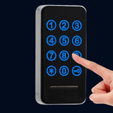 Maxbell Waterproof Touch Keypad Password Lock Digital Door Cabinet Sauna Lock Silver