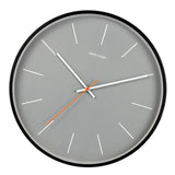 Maxbell Simple Style Metal Wall Clock for Home Kitchen Bedroom Decor 1# Black_30cm Black 2#