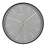 Maxbell Simple Style Metal Wall Clock for Home Kitchen Bedroom Decor 1# Black_30cm Black 2#