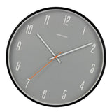 Maxbell Simple Style Metal Wall Clock for Home Kitchen Bedroom Decor 1# Black_30cm Black 1#