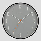 Maxbell Simple Style Metal Wall Clock for Home Kitchen Bedroom Decor 1# Black_30cm Black 1#