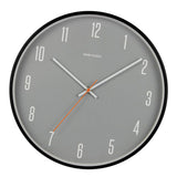 Maxbell Simple Style Metal Wall Clock for Home Kitchen Bedroom Decor 1# Black_30cm Black 1#