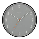 Maxbell Simple Style Metal Wall Clock for Home Kitchen Bedroom Decor 1# Black_30cm Black 1#