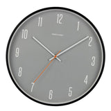 Maxbell Simple Style Metal Wall Clock for Home Kitchen Bedroom Decor 1# Black_30cm Black 1#