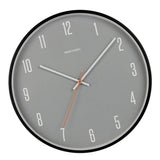 Maxbell Simple Style Metal Wall Clock for Home Kitchen Bedroom Decor 1# Black_30cm Black 1#