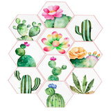 Maxbell 10x Adhesive Hexagon Wall Tile Floor Wall Paper Sticker Home Decor  3#