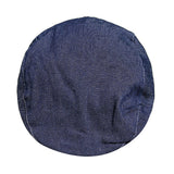 Maxbell Adult Beret Chef Hat Cooker Cap Waiter Baker Cater Head Wrap Solid Blue