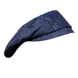 Maxbell Adult Beret Chef Hat Cooker Cap Waiter Baker Cater Head Wrap Solid Blue