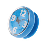 Maxbell Suction Cup Wall Clock Timer Bathroom Shower Silicone Clock, Waterproof Blue