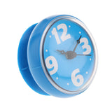 Maxbell Suction Cup Wall Clock Timer Bathroom Shower Silicone Clock, Waterproof Blue