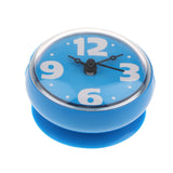 Maxbell Suction Cup Wall Clock Timer Bathroom Shower Silicone Clock, Waterproof Blue