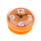 Maxbell Suction Cup Wall Clock Timer Bathroom Shower Silicone Clock, Waterproof Orange