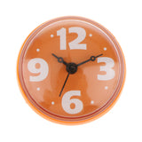 Maxbell Suction Cup Wall Clock Timer Bathroom Shower Silicone Clock, Waterproof Orange