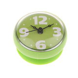 Maxbell Suction Cup Wall Clock Timer Bathroom Shower Silicone Clock, Waterproof Green