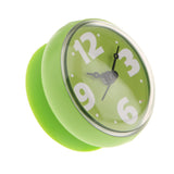 Maxbell Suction Cup Wall Clock Timer Bathroom Shower Silicone Clock, Waterproof Green