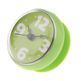 Maxbell Suction Cup Wall Clock Timer Bathroom Shower Silicone Clock, Waterproof Green