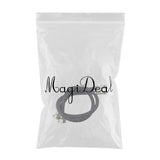 Maxbell Flexible Kitchen Shower Extender Hose Sprayer Pipe Plumbing Tube 1/2'' 80cm Nylon