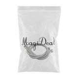 Maxbell Flexible Kitchen Shower Extender Hose Sprayer Pipe Plumbing 1/2'' 80cm Alloy