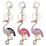 Maxbell Fashion Key Ring Chain Keychain Car Handbag Purse Keyring Gift Pink Flamingo