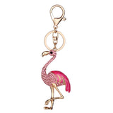 Maxbell Fashion Key Ring Chain Keychain Car Handbag Purse Keyring Gift Pink Flamingo