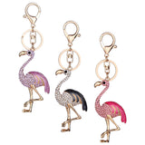 Maxbell Fashion Key Ring Chain Keychain Car Handbag Purse Keyring Gift Pink Flamingo